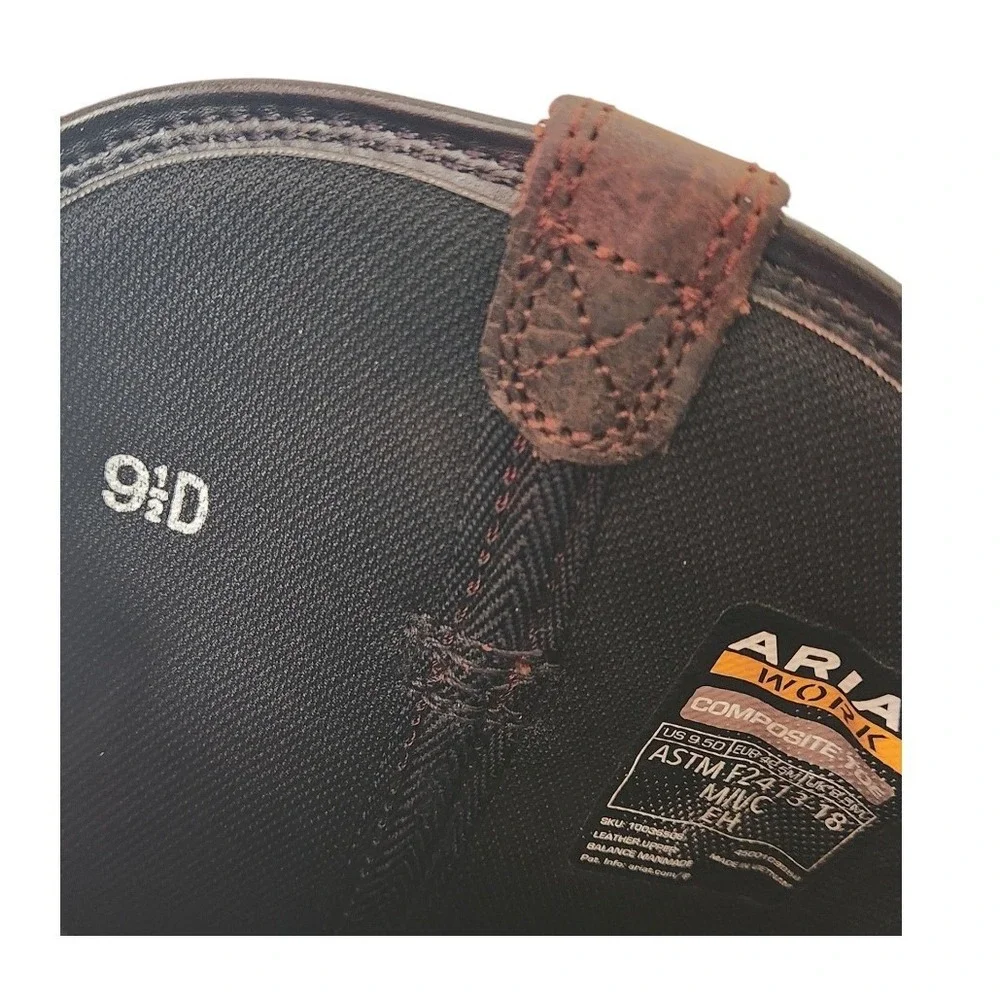 WorkHog XT EZ Zip Carbon Toe Work Boots 10035908 Size 9.5 D‎